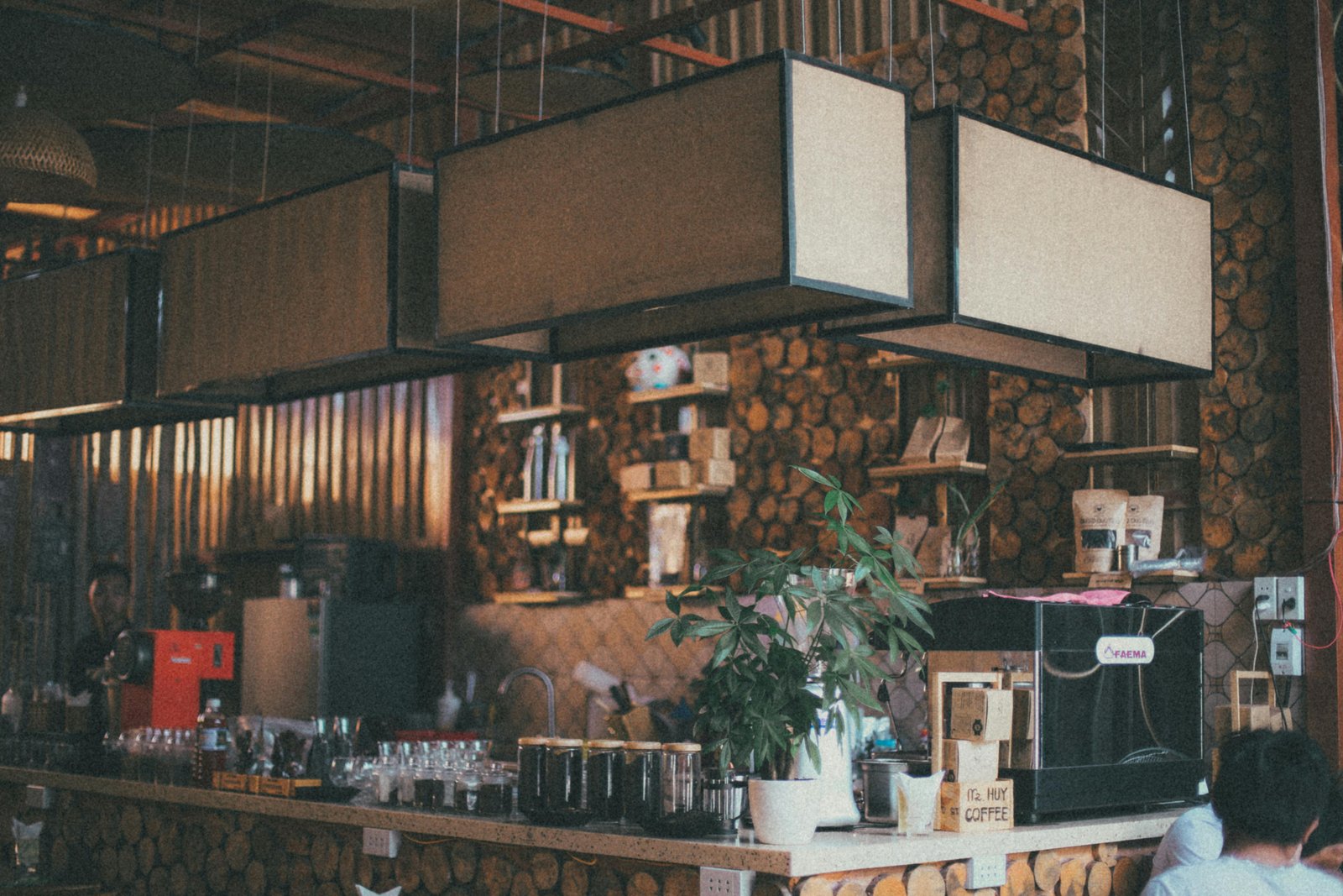 Cozy café interior offering personalized customer service with a warm, inviting ambiance.