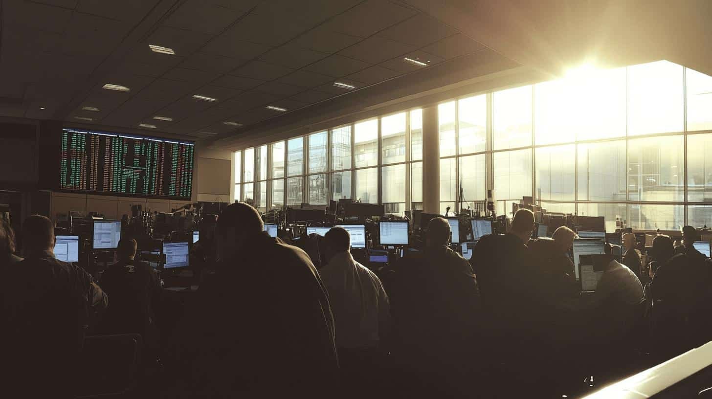a group of people in a room with computers - Characteristics of Laissez Faire Economics