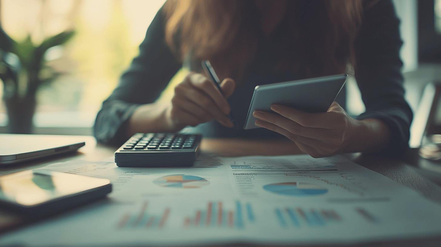 person computing finances - how to handle cash in a small business